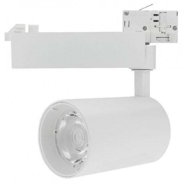 LED 4 Wire Track Light, White Body, 35W, 3850Lm, White Light