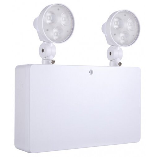 LED Emergency Light, 3W, 70Lm/W, 3 Hours, White Light