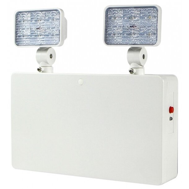 LED Emergency Light, 6W, 70Lm/W, 3 Hours, White Light
