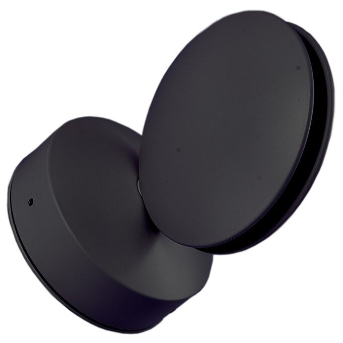 LED Wall Light, Black, 9W, Warm Light