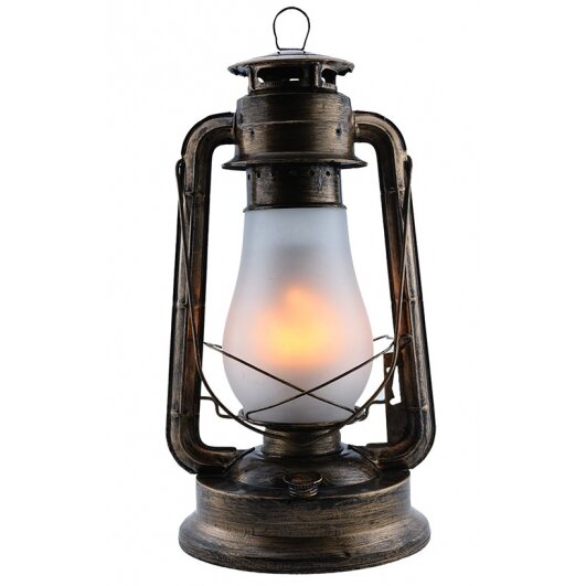 LED Flame Lamp, 5W, Bronze