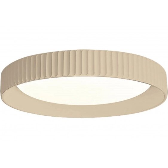 LED lubų šviestuvas, 60W, apvalus, smėlio, CCT šviesa