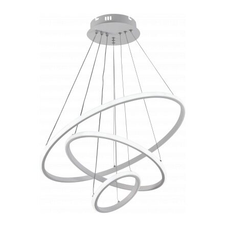LED Pendant Lamp, 78W, White, Dimmable, Remote Control, CCT