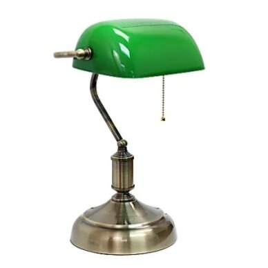 LED Table Lamp, E27 Socket, Bronze Body