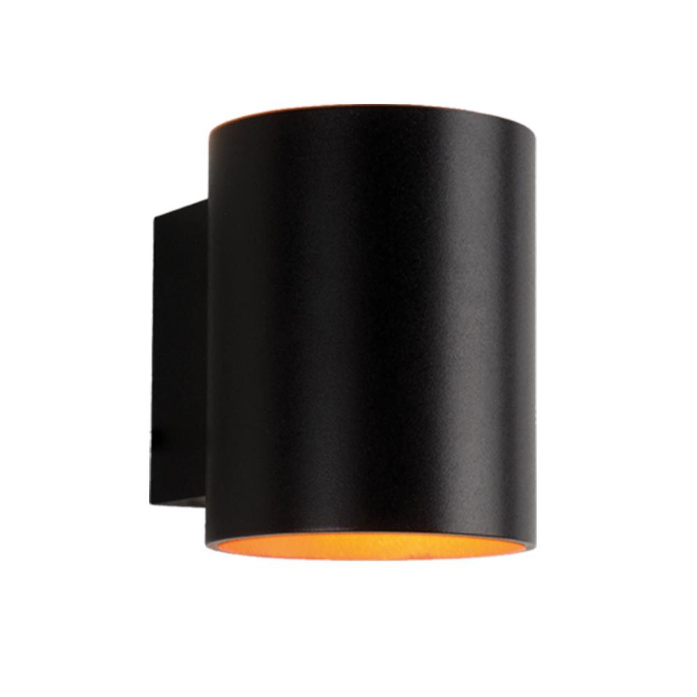 Decorative round wall fixture ADEL ∙ WL720 ∙ G9 ∙ black+gold
