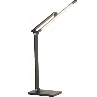LED Desk Lamp, 7W, Wireless Charging, Black Body, CCT Light