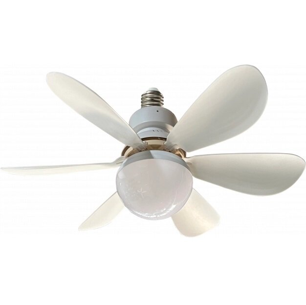 LED Fan Ceiling, 12W, CCT, White, Remote Control